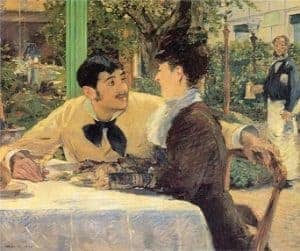 Love in Art depicted by With Father Lathuille