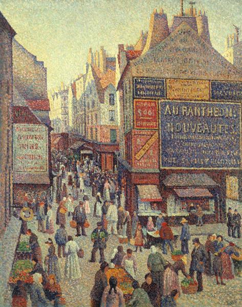 la rue mouffetard in maximilien luce