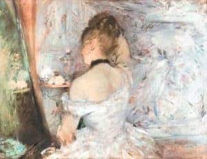 Woman at Her Toilette by Berthe Morisot