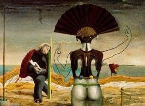 Woman, Old Man and Flower Femme by Max Ernst