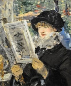 Impressionism art depicted by Woman Reading
