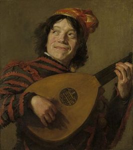 Young man playing the lute by Judith Leyster