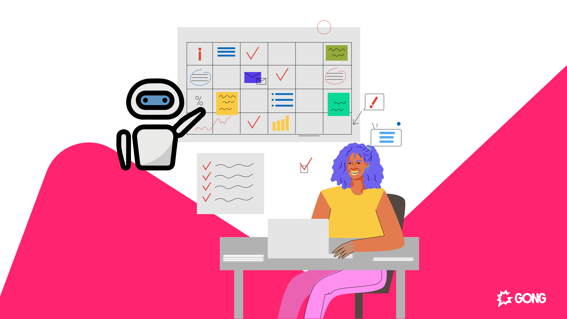 Featured illustration for the generative AI for sales post